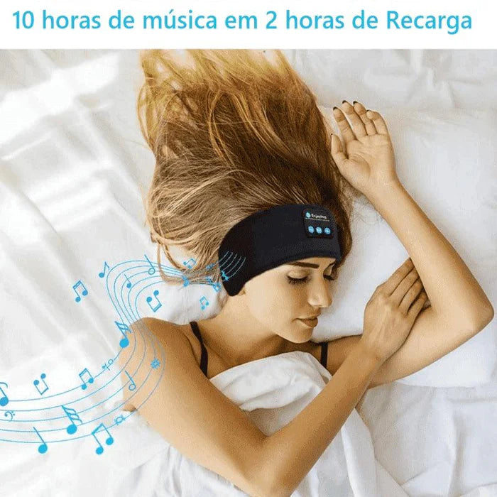 Máscara Para Dormir Com Fone Bluetooth